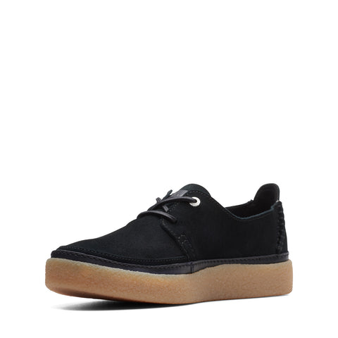 Clarks Oakpark Lace 26174603 Mens Black Suede Oxfords & Lace Ups Casual Shoes
