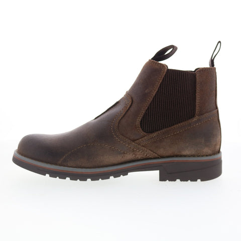 Clarks Morris Easy 26174612 Mens Leather Ankle Slip On Chelsea Boots