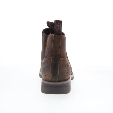 Clarks Morris Easy 26174612 Mens Leather Ankle Slip On Chelsea Boots