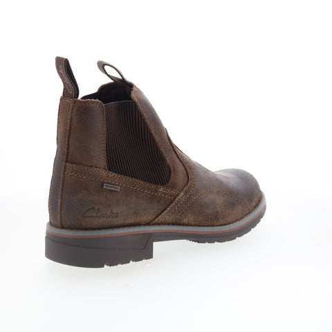 Clarks Morris Easy 26174612 Mens Leather Ankle Slip On Chelsea Boots