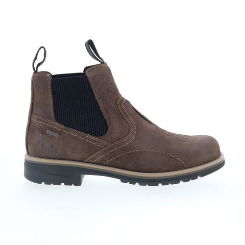 Clarks Morris Easy 26174613 Mens Wide Leather Ankle Slip On Chelsea Boots
