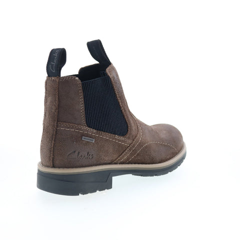 Clarks Morris Easy 26174613 Mens Wide Leather Ankle Slip On Chelsea Boots