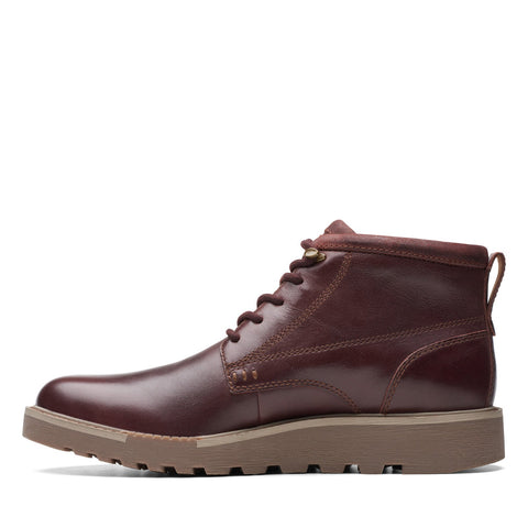 Clarks Barnes Lace 26174635 Mens Brown Leather Lace Up Chukkas Boots