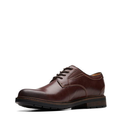 Clarks Un Shire Low 26174653 Mens Brown Oxfords & Lace Ups Casual Shoes