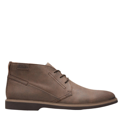 Clarks Malwood Top 26174664 Mens Brown Suede Lace Up Chukkas Boots