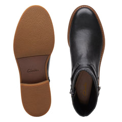Clarks Cologne Strap 26174771 Womens Black Wide Ankle & Booties