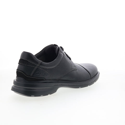 Clarks Howard Over 26174925 Mens Black Wide Oxfords & Lace Ups Casual Shoes