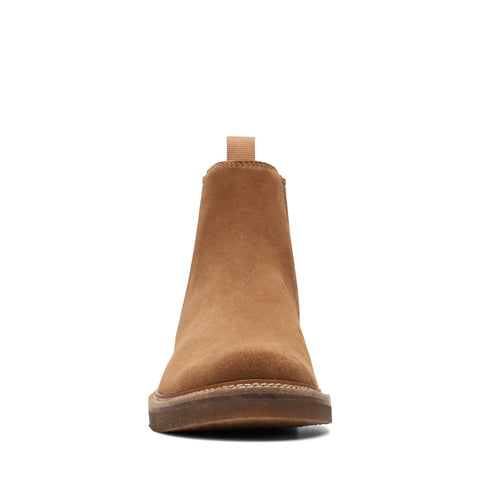 Clarks Clarkdale Easy 26174931 Mens Brown Suede Slip On Chelsea Boots