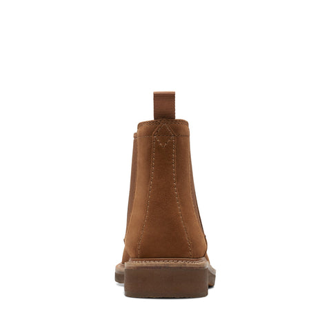 Clarks Clarkdale Easy 26174931 Mens Brown Suede Slip On Chelsea Boots