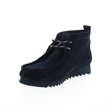 Clarks Wallabee 2 FTRE 26174936 Mens Black Suede Lace Up Chukkas Boots