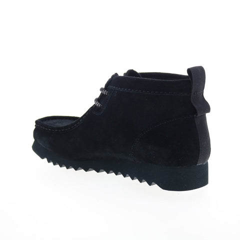 Clarks Wallabee 2 FTRE 26174936 Mens Black Suede Lace Up Chukkas Boots