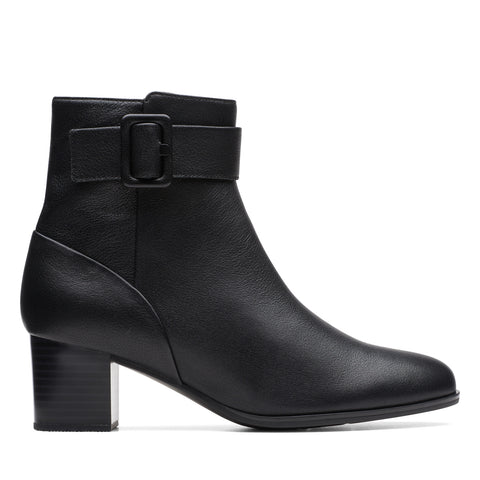 Clarks Loken Zip Waterproof 26174964 Womens Black Ankle & Booties Boots