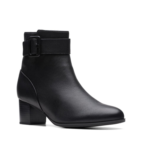 Clarks Loken Zip Waterproof 26174964 Womens Black Ankle & Booties Boots
