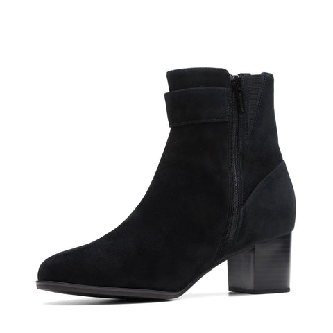 Clarks Loken Zip Waterproof 26174965 Womens Black Ankle & Booties Boots