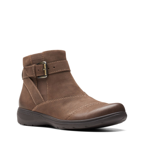 Clarks Carleigh Dalia 26175041 Womens Brown Wide Ankle & Booties Boots