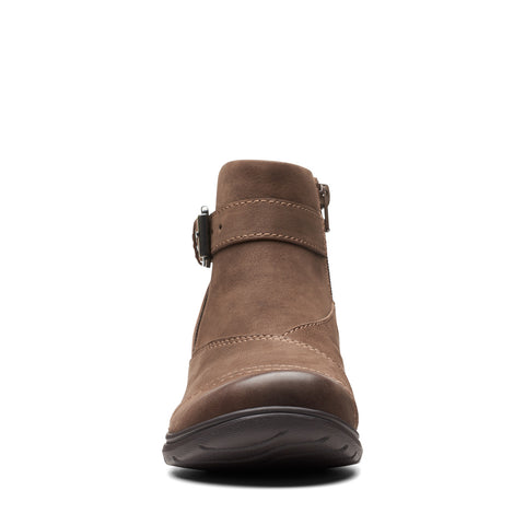 Clarks Carleigh Dalia 26175041 Womens Brown Wide Ankle & Booties Boots