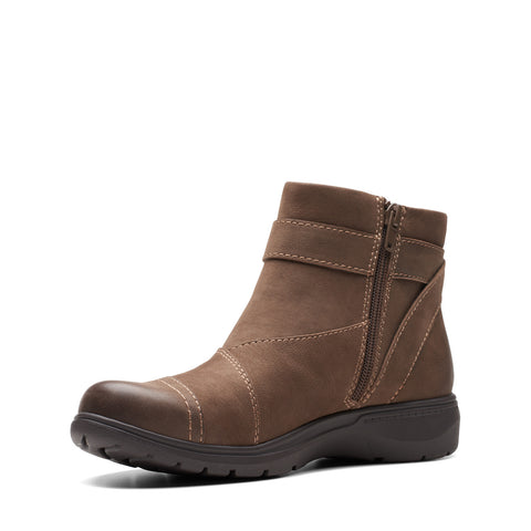 Clarks Carleigh Dalia 26175041 Womens Brown Wide Ankle & Booties Boots