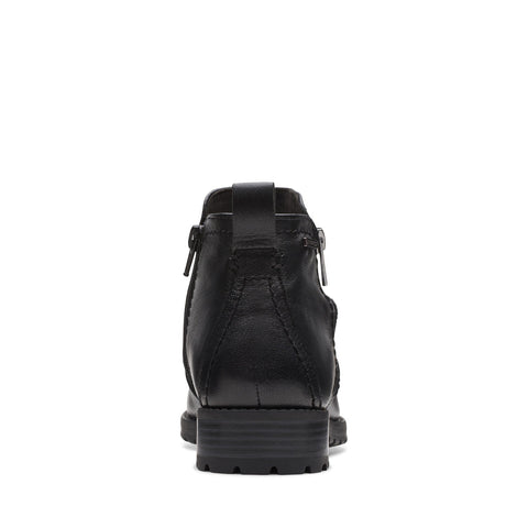 Clarks Aspra Walk Waterproof 26175203 Womens Black Ankle & Booties Boots