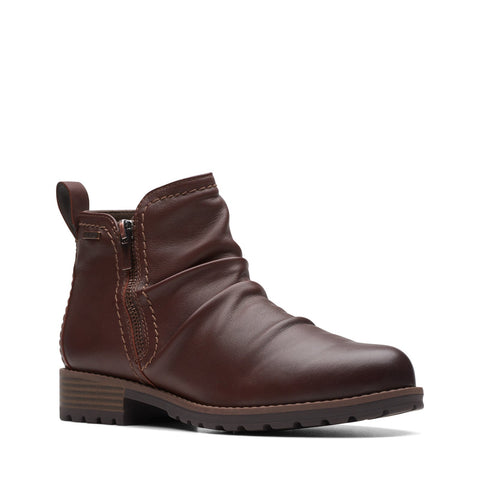Clarks Aspra Walk Waterproof 26175204 Womens Brown Ankle & Booties Boots