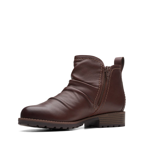 Clarks Aspra Walk Waterproof 26175204 Womens Brown Ankle & Booties Boots