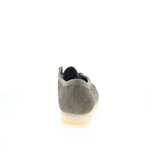 Clarks Wallabee 26175710 Mens Gray Oxfords & Lace Ups Casual Shoes