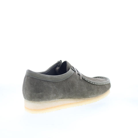 Clarks Wallabee 26175710 Mens Gray Oxfords & Lace Ups Casual Shoes