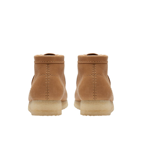 Clarks Wallabee Boot Mid 26175840 Womens Brown Leather Lace Up Chukkas Boots