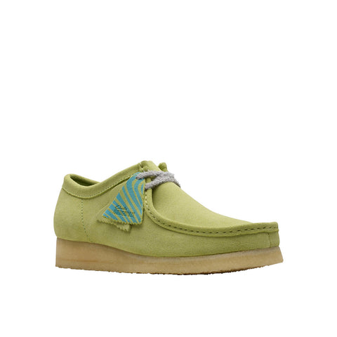 Clarks Wallabee 26175855 Mens Green Oxfords & Lace Ups Casual Shoes