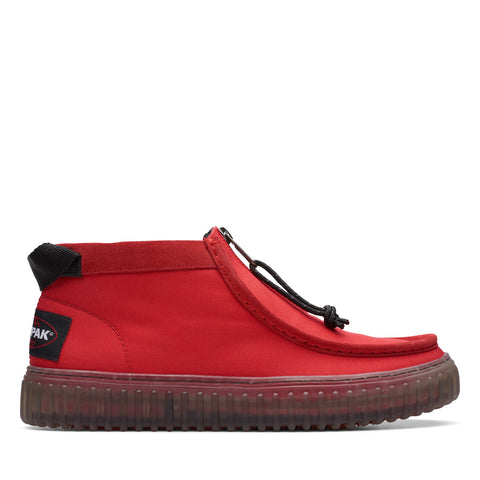 Clarks Torhill Zip 26175907 Mens Red Leather Zipper Casual Dress Boots
