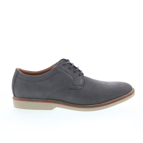 Clarks Atticus LT Lace 26176083 Mens Gray Oxfords & Lace Ups Casual Shoes