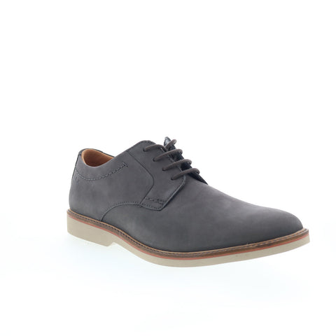 Clarks Atticus LT Lace 26176083 Mens Gray Oxfords & Lace Ups Casual Shoes