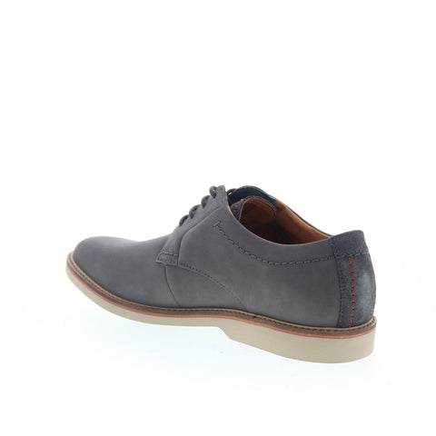 Clarks Atticus LT Lace 26176083 Mens Gray Oxfords & Lace Ups Casual Shoes
