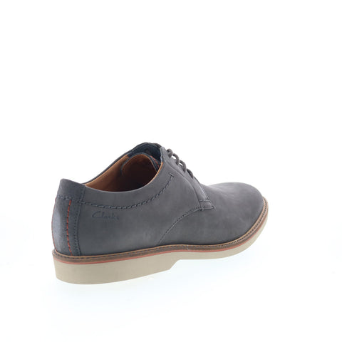 Clarks Atticus LT Lace 26176083 Mens Gray Oxfords & Lace Ups Casual Shoes