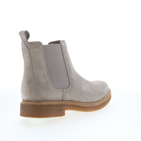 Clarks Clarkdale Easy 26176102 Mens Gray Suede Slip On Chelsea Boots