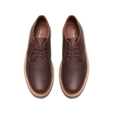 Clarks Clarkdale Derby 26176105 Mens Brown Oxfords Plain Toe Shoes