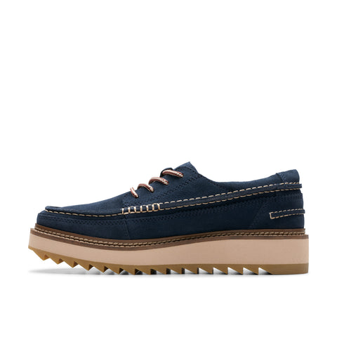 Clarks Clarkhill Lace 26176114 Mens Blue Oxfords & Lace Ups Casual Shoes