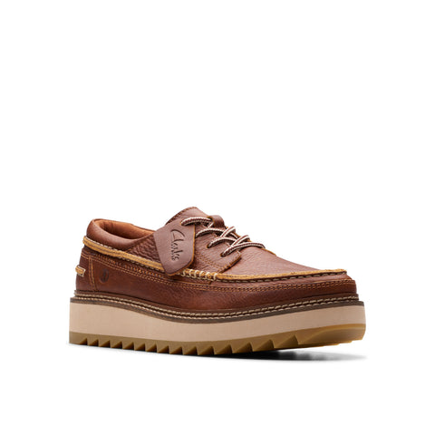 Clarks Clarkhill Lace 26176115 Mens Brown Oxfords & Lace Ups Casual Shoes