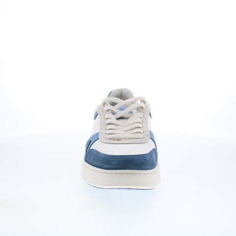 Clarks CourtLite Race 26176121 Mens Blue Leather Lifestyle Sneakers Shoes