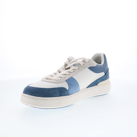 Clarks CourtLite Race 26176121 Mens Blue Leather Lifestyle Sneakers Shoes