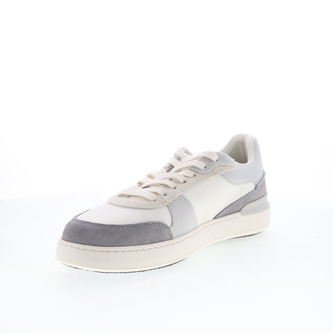Clarks CourtLite Race 26176122 Mens Gray Suede Lifestyle Sneakers Shoes