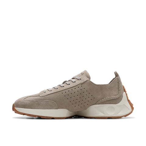 Clarks Craft Speed 26176158 Mens Gray Suede Lace Up Lifestyle Sneakers Shoes
