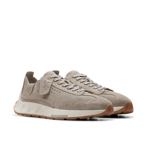 Clarks Craft Speed 26176158 Mens Gray Suede Lace Up Lifestyle Sneakers Shoes