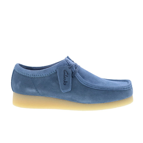 Clarks Wallabee EVO 26176222 Mens Blue Oxfords & Lace Ups Casual Shoes