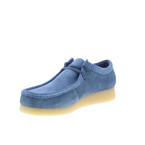 Clarks Wallabee EVO 26176222 Mens Blue Oxfords & Lace Ups Casual Shoes