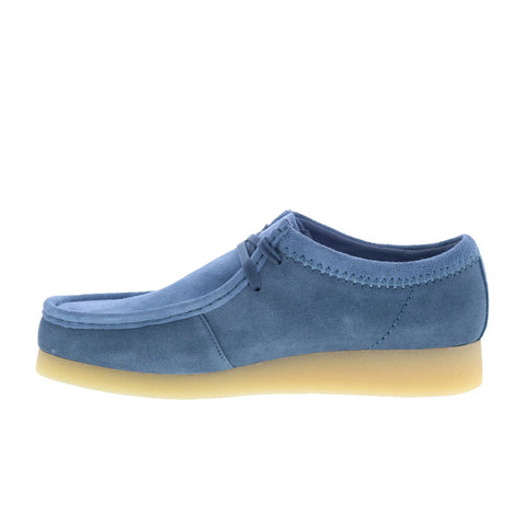 Clarks Wallabee EVO 26176222 Mens Blue Oxfords & Lace Ups Casual Shoes