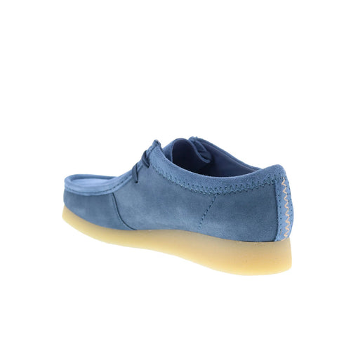 Clarks Wallabee EVO 26176222 Mens Blue Oxfords & Lace Ups Casual Shoes
