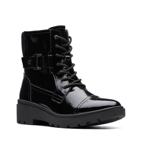Clarks Calla Dance 26176250 Womens Black Wide Leather Casual Dress Boots