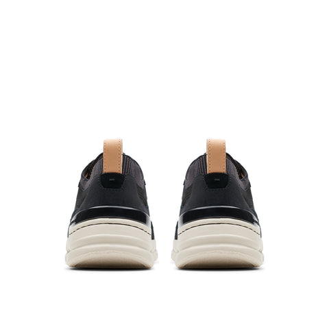 Clarks Nature X Cove 26176406 Womens Black Wide Lifestyle Sneakers Shoes