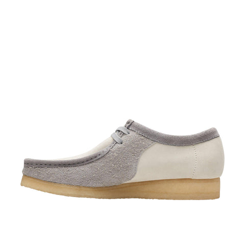 Clarks Wallabee 26176525 Mens Gray Oxfords & Lace Ups Casual Shoes
