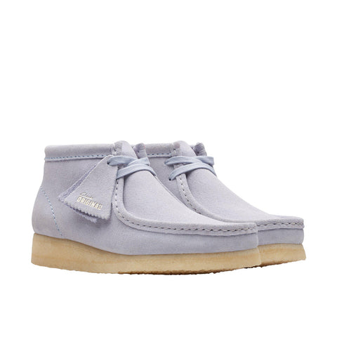 Clarks Wallabee Boot 26176563 Womens Gray Suede Lace Up Chukkas Boots